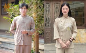 trang phục đi chùa mùa hè